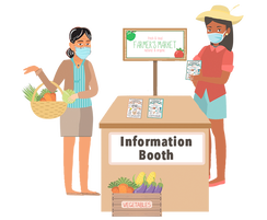 Illustration of Info Booth